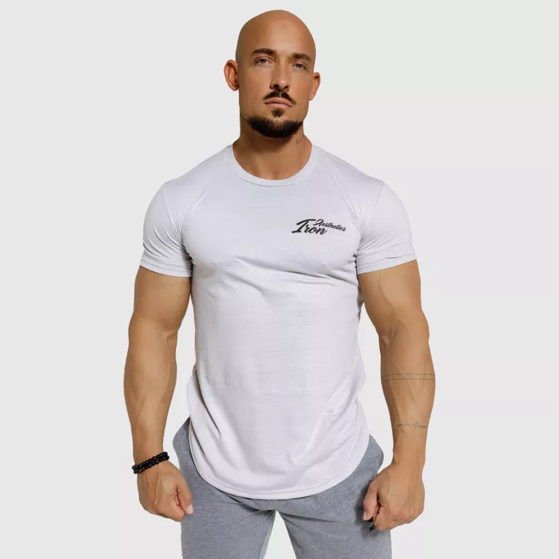 Pánske športové tričko Iron Aesthetics Curve, sivé-5