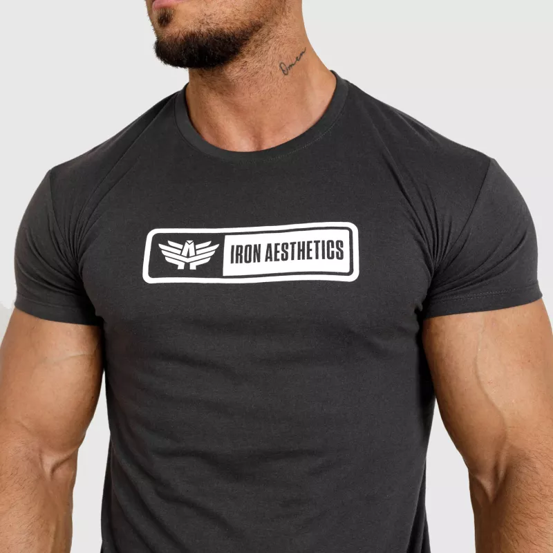 Pánske tričko Iron Aesthetics Crew, dark grey-5