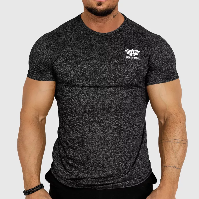 Pánske športové tričko Iron Aesthetics Regenerate, čierne-1