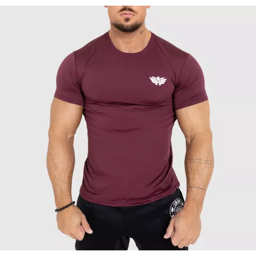 Pánske funkčné tričko Iron Aesthetics Athletic, maroon