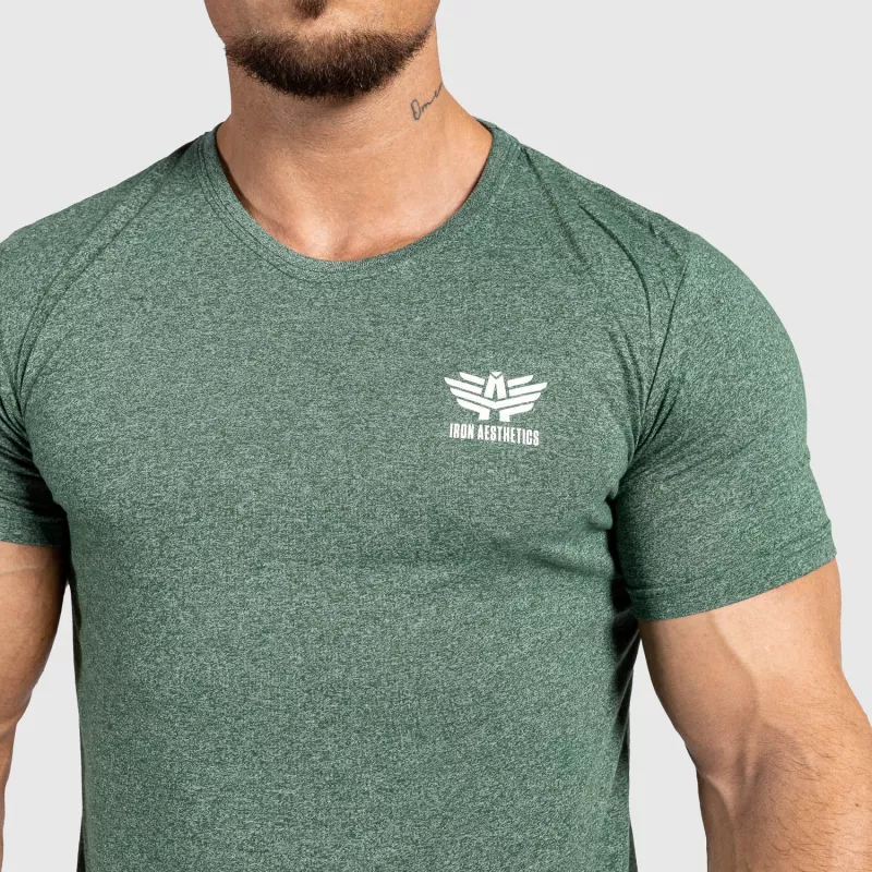 Pánske športové tričko Iron Aesthetics Space, zelené-5