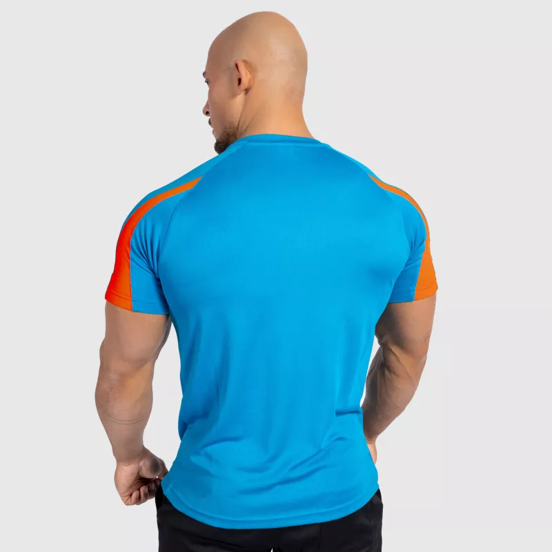 Pánske športové tričko Iron Aesthetics Contrast, blue/orange-6
