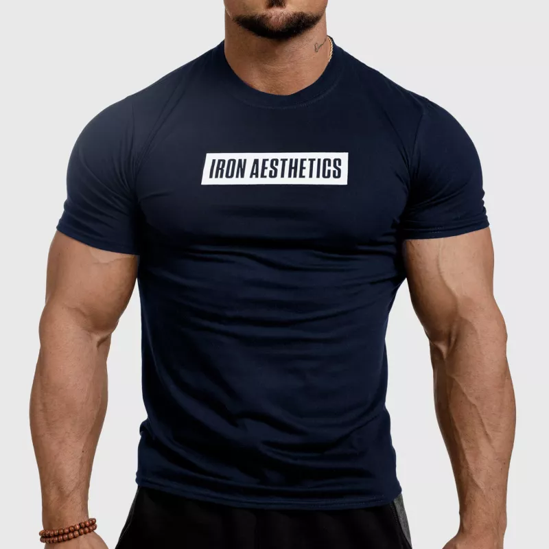 Pánske funkčné tričko Iron Aesthetics Vibe, navy-1