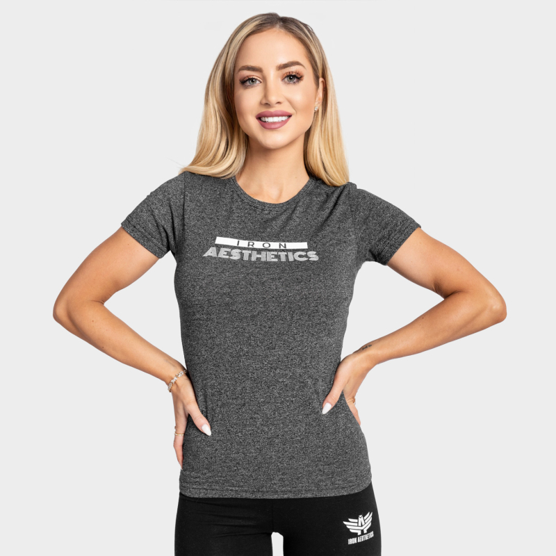E-shop Dámske športové tričko Iron Aesthetics Space, čierne