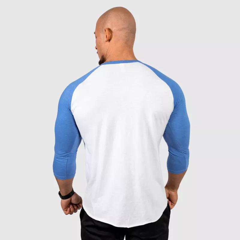 Pánske 3/4 tričko Iron Aesthetics Outline, white/blue-6