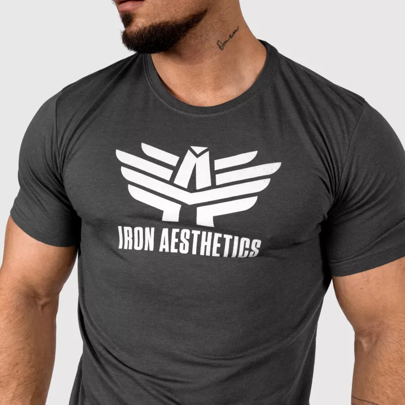 Pánske športové tričko Iron Aesthetics Fitsy, sivé-6