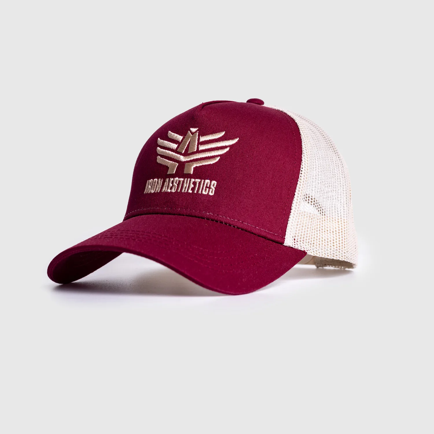Pánska šiltovka Iron Aesthetics Boost, burgundy/stone-1