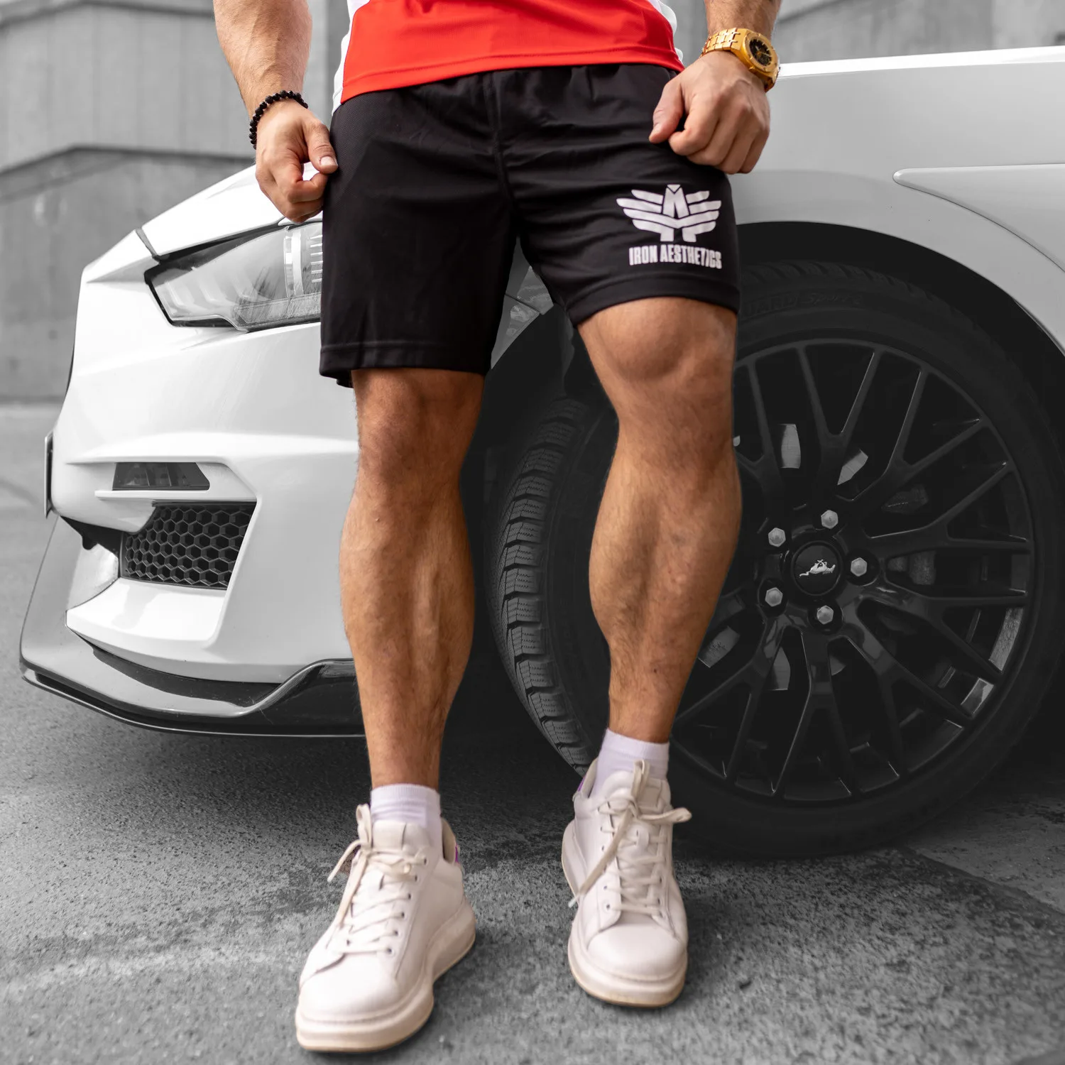 Funkčné kraťasy Iron Aesthetics Classic, čierne-1