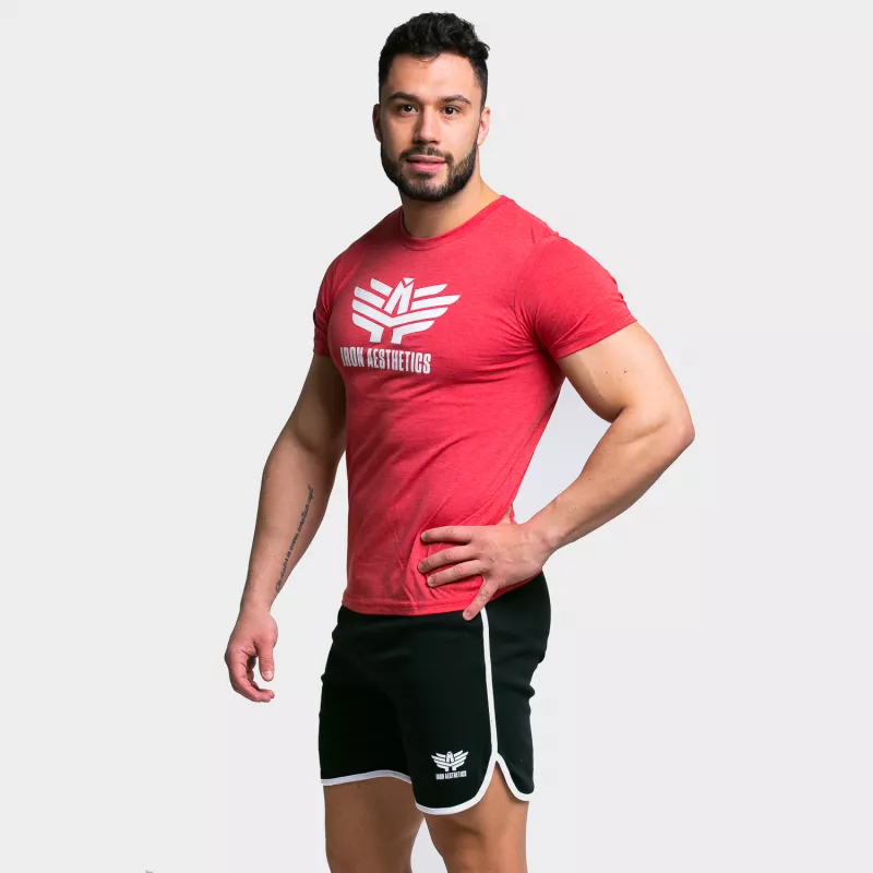 Pánske športové tričko Iron Aesthetics Fitsy, červené-6