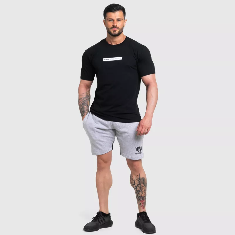 Pánske fitness tričko Iron Aesthetics Renon, čierne-2