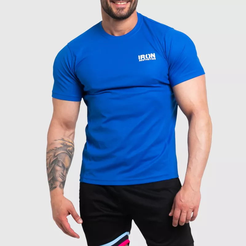 Pánske funkčné tričko Iron Aesthetics Super Cool, modré-1