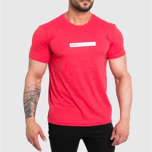 Pánske športové tričko Iron Aesthetics Vector, červené