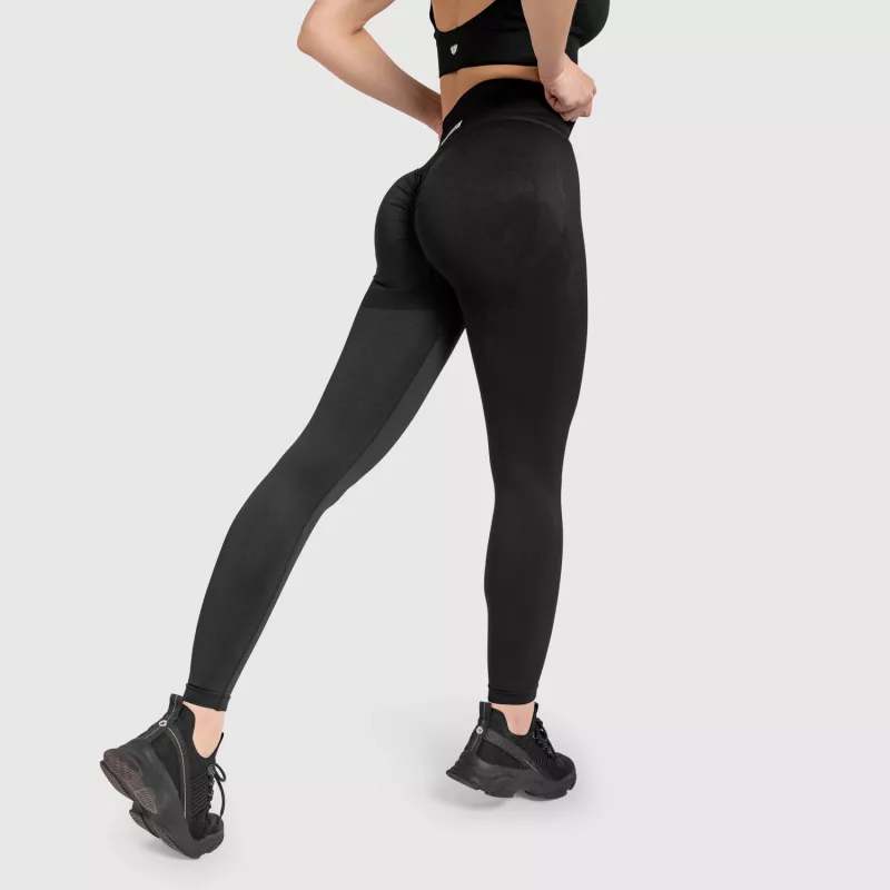 Bezšvová fitness súprava Iron Aesthetics Seamless Butt, čierna-7
