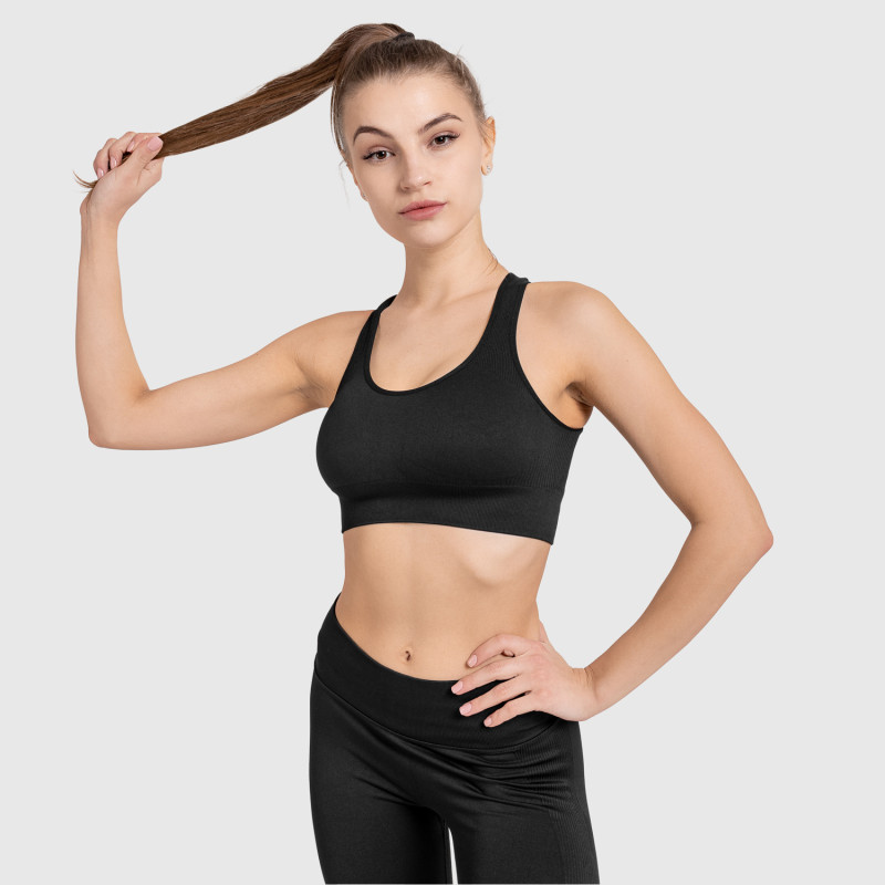 Bezšvová fitness súprava Iron Aesthetics Seamless Butt, čierna · záber 12
