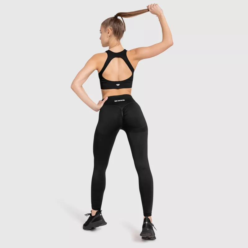 Bezšvová fitness súprava Iron Aesthetics Seamless Butt, čierna-2