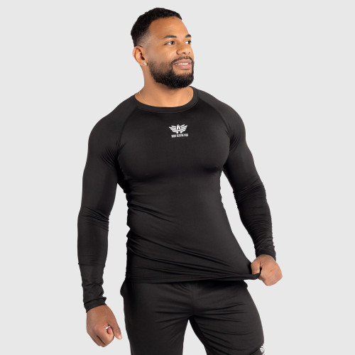 Funkčné tričko s dlhým rukávom Iron Aesthetics Reflective, čierne
