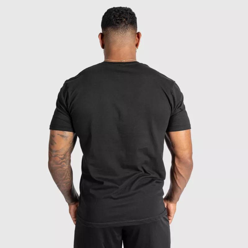 Pánske fitness tričko Iron Aesthetics Glam, čierne-6
