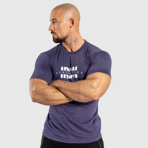 Pánske športové tričko Iron Aesthetics Stroke, fialové