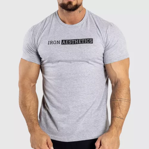 Pánske športové tričko Iron Aesthetics Shadow, sivé