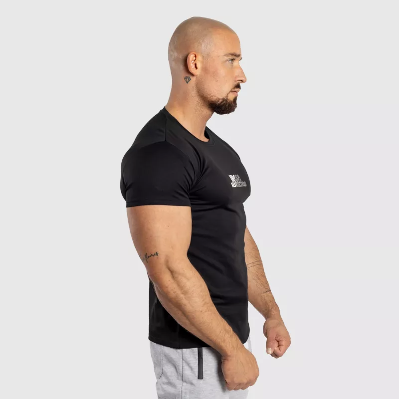 Pánske fitness tričko Iron Aesthetics Split, čierne-3