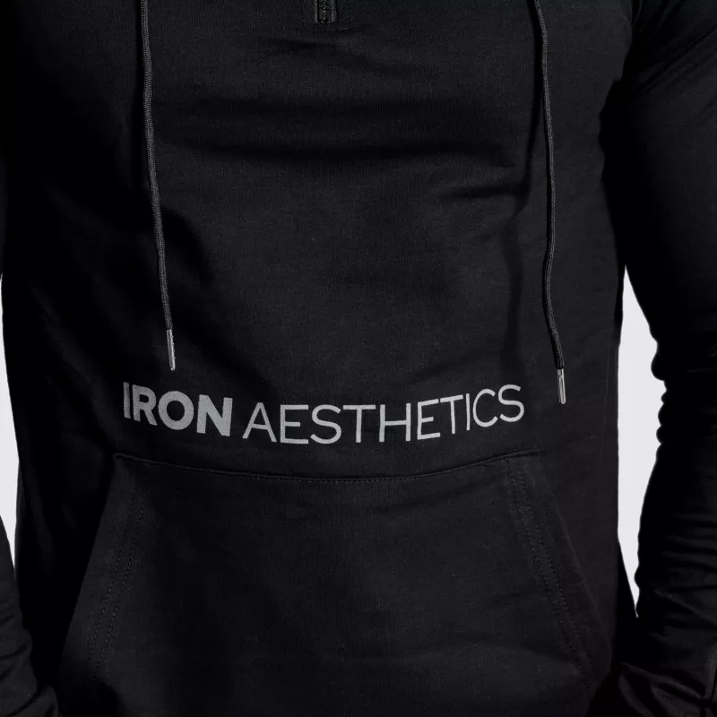 Pánska športová mikina Iron Aesthetics Rise, čierna-5